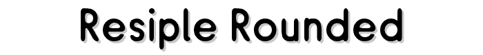 ReSiple Rounded font